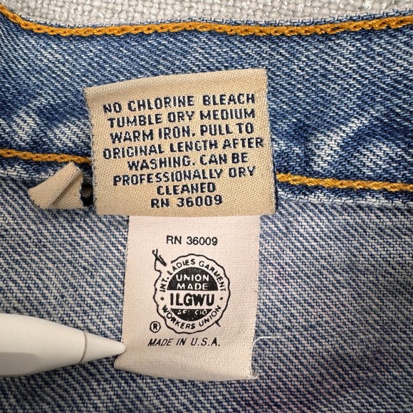 Calvin Klein Women's Jeans Blue Size 4 Petite High Rise Made in USA - Picture 5 of 9